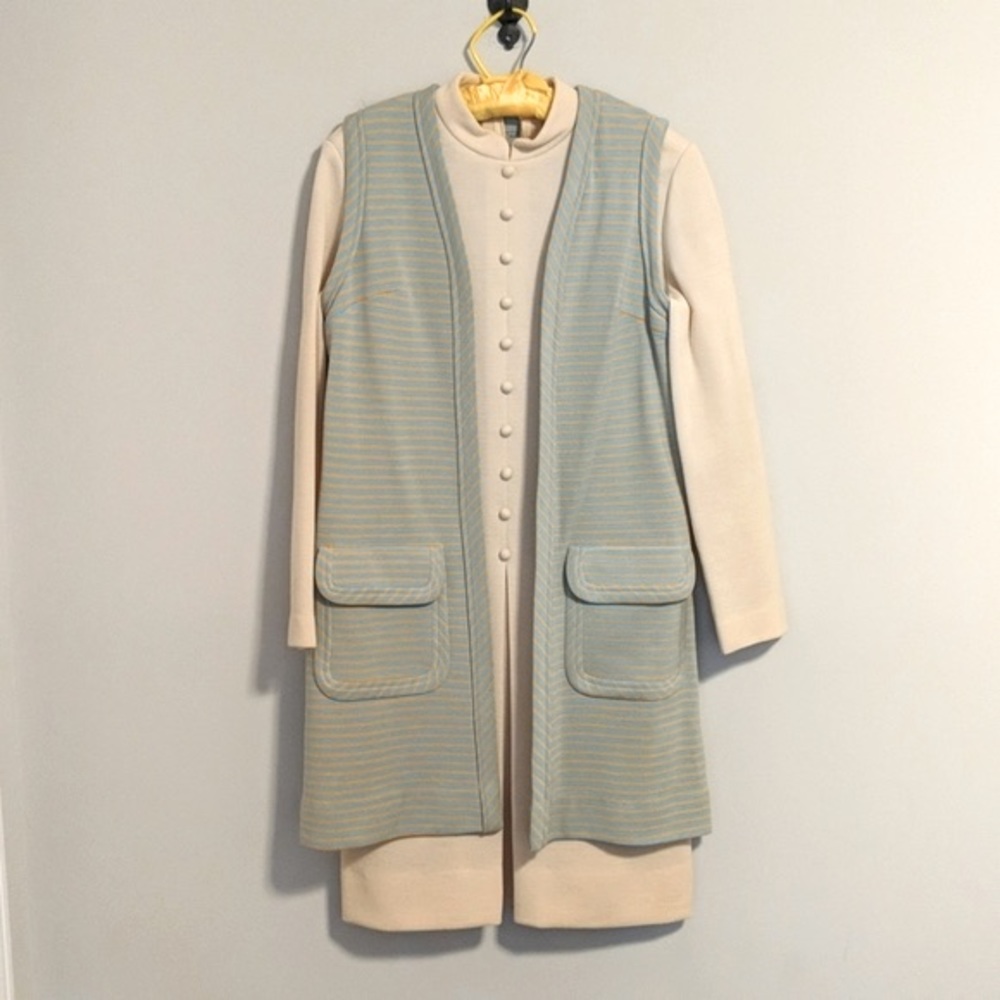 EUC Vintage Marshall Field & company dress and vest